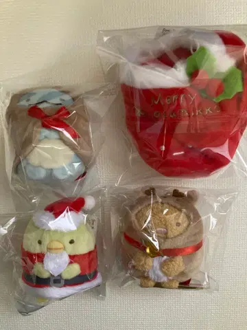 스미코구라시 테노리 봉제 인형 크리스마스 묶음 판매
