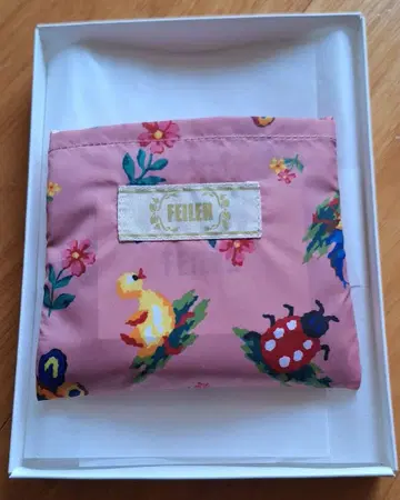 FEILER 하이디 패턴 에코백 핑크