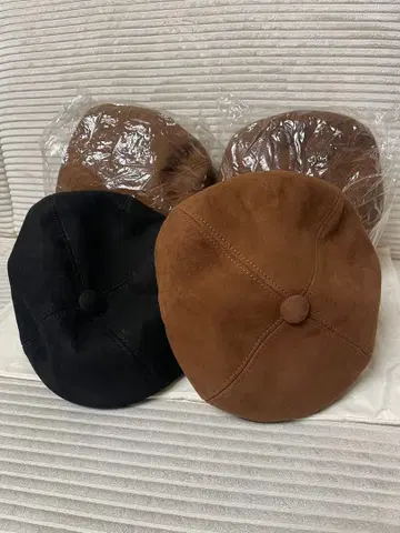 가죽 베레모 2종 XL 4개 세트