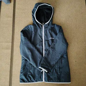 HEAD 후드 부착 다크 블루 자켓