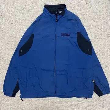 FIRST DOWN 나일론 자켓 M 블루