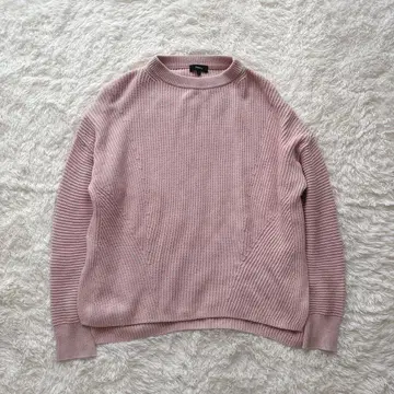 띠어리 코튼캐시미어 니트 풀오버 핑크 S