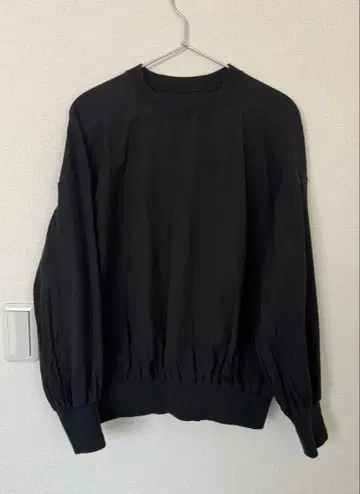 캘런솔로지 와플 이소재 풀오버