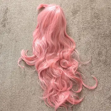 핑크 롱 웨이브 가발 최애의 아이 익명 배송 배송비 포함