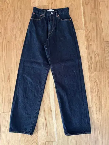 SETTO 데님 와이드 스트레이트