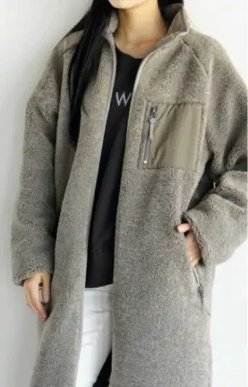 LASUD 리버서블 보아 코트