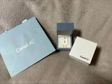 Canal 4C 실버 목걸이 다이아몬드 컷