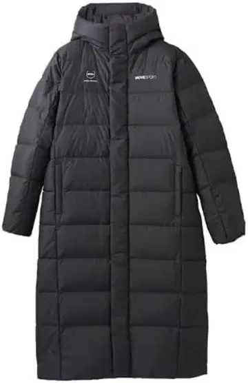 DESCENTE 슈퍼 롱 다운 코트 롱 코트 벤치 코트 블랙