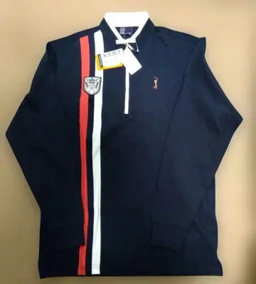 TOUR 골프 남성용 셔츠 M 네이비