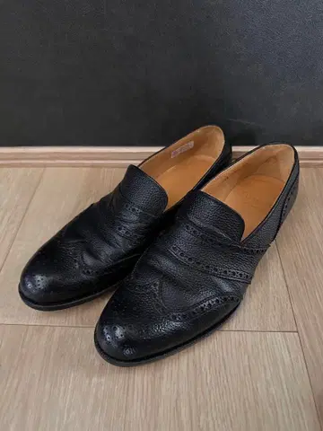 [ Iugen 이우겐 ] 가죽 로퍼 가죽 신발 남성용 27cm 블랙