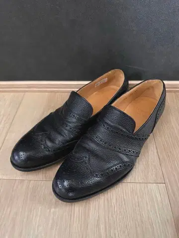 [ Iugen 이우겐 ] 가죽 로퍼 가죽 신발 남성용 27cm 블랙