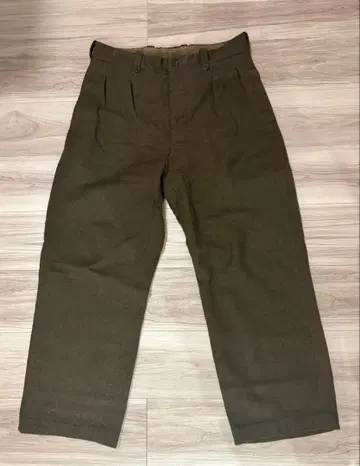 프랑스군 FRENCH ARMY M52 울 팬츠 올리브 Size34