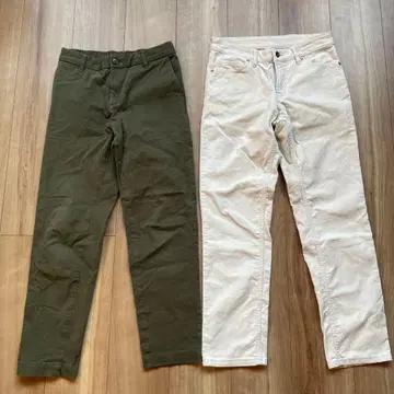 무인양품 테이퍼드 팬츠 2개 세트 S 사이즈