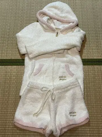 젤라또피케 후드티 숏팬츠 상하의 세트 셋업 복슬복슬