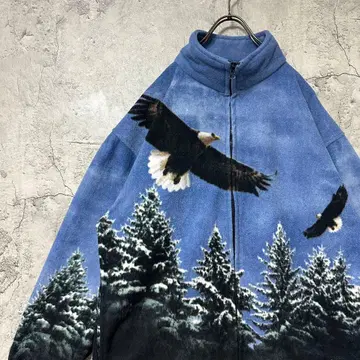 [ 초레어 ] 플리스 자켓 즈토마요 ACA 착용 와시 올 패턴 구제 의류