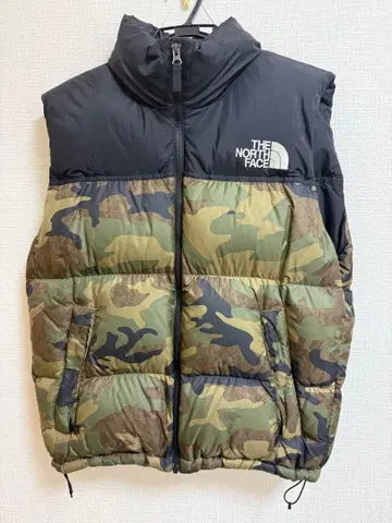 THE NORTH FACE 카모플라쥬 다운 베스트