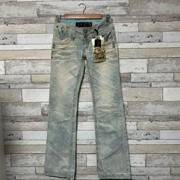 RED PEPPER 라이트 블루 플레어 데님