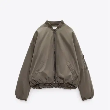 오버 사이즈 봄버 자켓