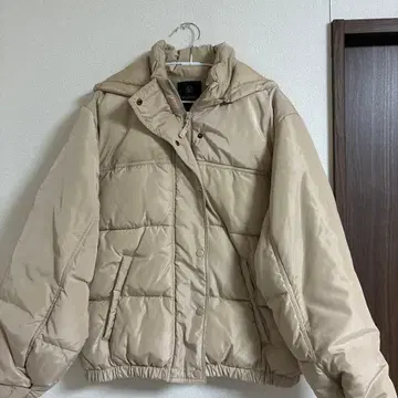 wcloset 다운 자켓 베이지