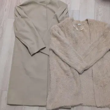 코트, 복슬복슬 가디건 2세트