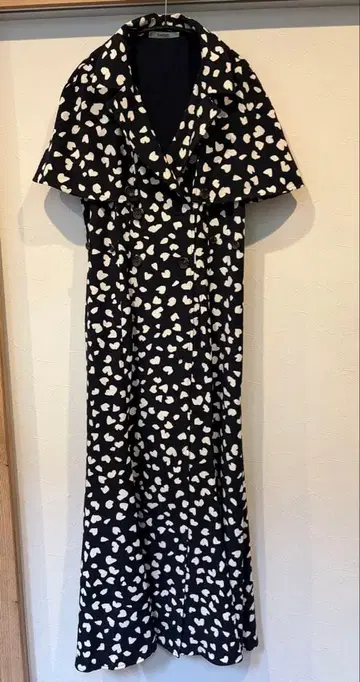 SNIDEL 스나이델 하트 무늬 롱 원피스 원피스 패셔너블