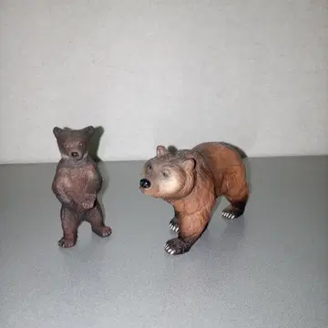 파포 papo 곰 그리즐리 동물 피규어