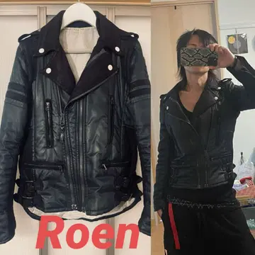 Roen 황금기 2way 최고급 라이더스 다운 자켓 HYDE 착용 44