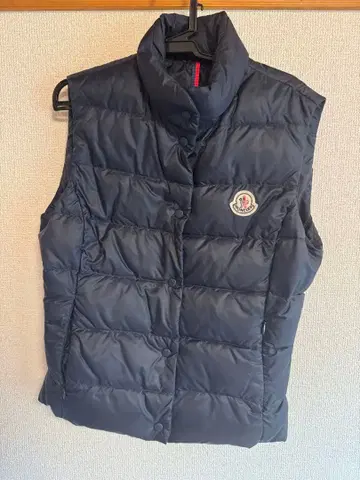 MONCLER 네이비 다운 베스트 사이즈 00