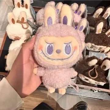 POPMART Labubu 스트랩 해외 낙원 한정판 보라색