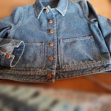 블루 데님 자켓