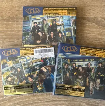 SixTONES GOLD 3가지 형태 DVD