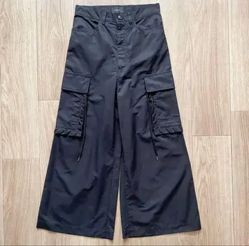 G.V.G.V. 포켓 레이스업 카고 와이드 팬츠