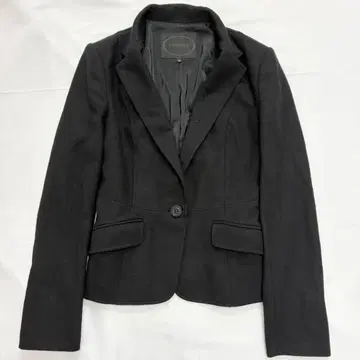 언타이틀 테일러드 자켓 울 모 블랙