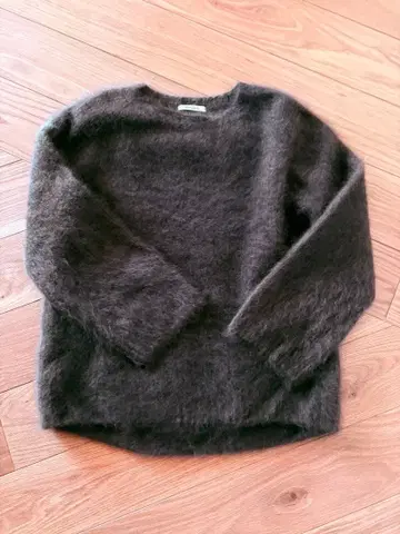 whim gazette 다크 브라운 긴팔 스웨터 F