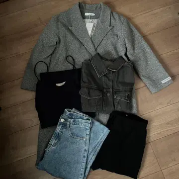 여성용 묶음 판매 새상품 코트 + 5점