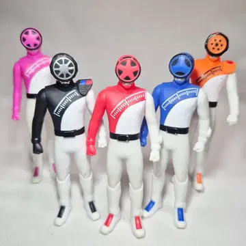 폭상전대 분붐저 소프트 비닐 피규어 세트