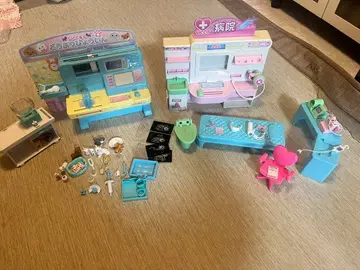 리카짱 시리즈 동물병원과 병원 세트