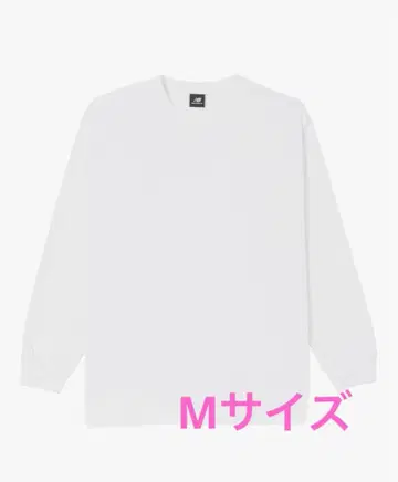 new balance MET24 남성용 긴팔 T셔츠 베이직 로고