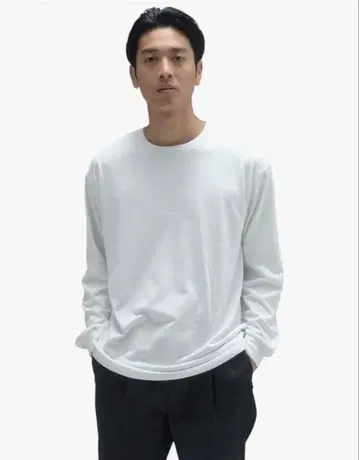 new balance MET24 남성용 긴팔 T셔츠 베이직 로고