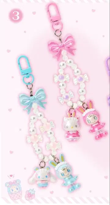 mezzo piano x 산리오 캐릭터즈 키링 메조피아노