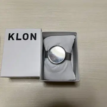 KLON 실버 메쉬 손목시계