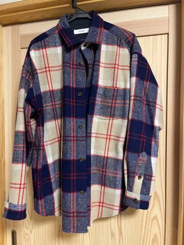 체크 무늬 캐주얼 자켓