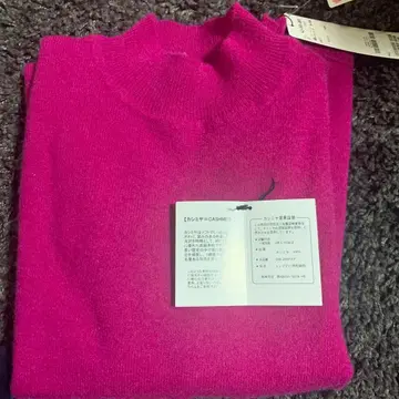 AJ-101-001 핑크 캐시미어 니트 40