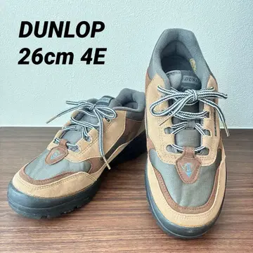 DUNLOP 아웃도어 신발 브라운 26cm 4E