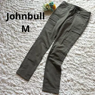 젬블 슬림 카고 팬츠 여성용 카키 M 스트레치 있음