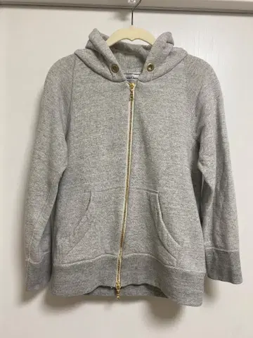 Deuxieme Classe 더블 지퍼 후드티 그레이