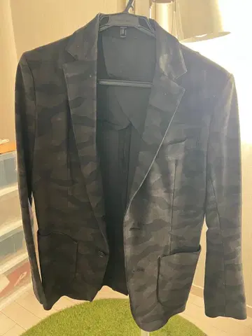 AKM+FIVE elements 카모 패턴 테일러드 자켓 셋업