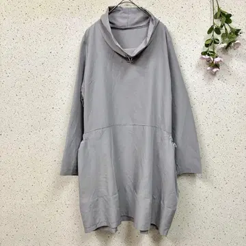 [ hana hana ] 하니하니 긴팔 튜닉 하이넥 드로 코드 (L)