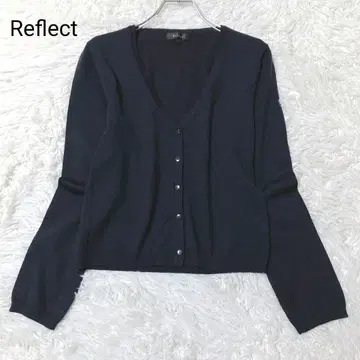 리플렉트 가디건 네이비 사이즈 9 겉옷 오피스 캐주얼 긴팔