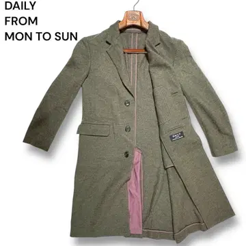 울 코트 롱 코트 울 일본제 3B 깔끔한 깔끔한 비즈니스